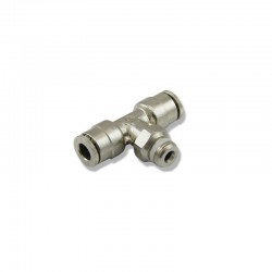 Metal T-connector  6mm  with 1/8" thread