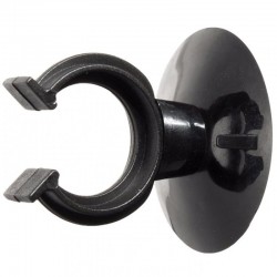 Suction cup with hose holder 12/16mm