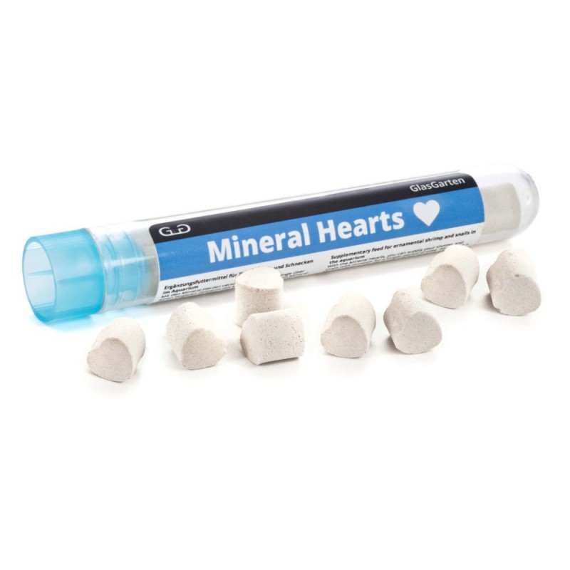 GlasGarten Mineral Hearts 8szt