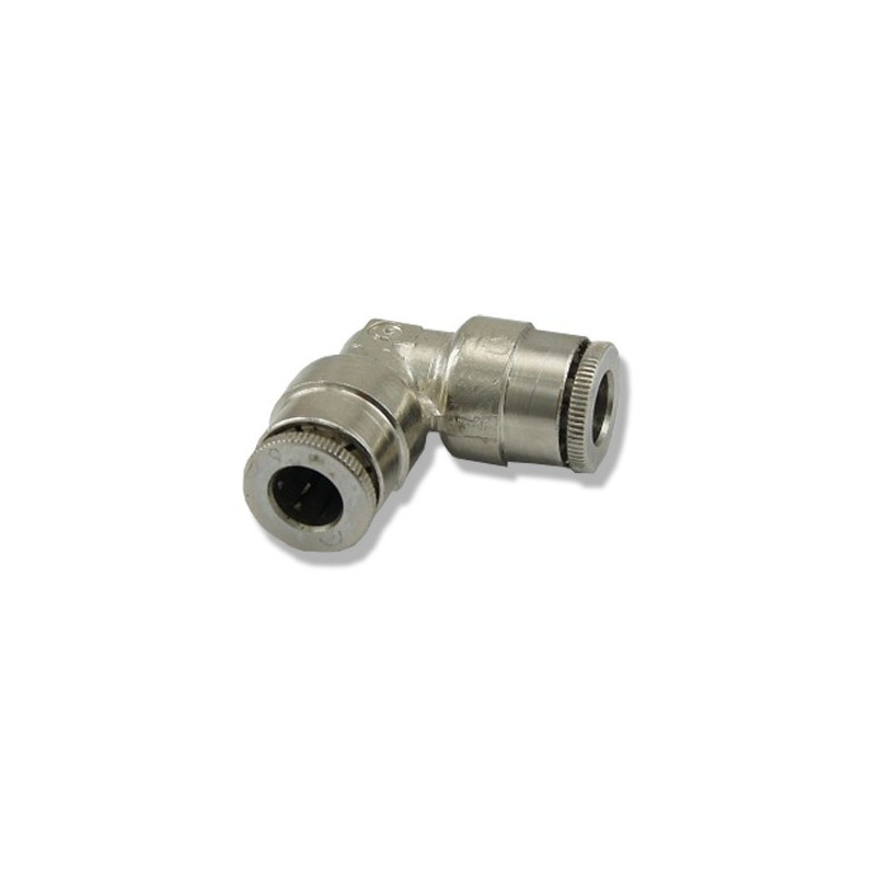 Metal elbow 90 degrees  6mm  - quick couplings