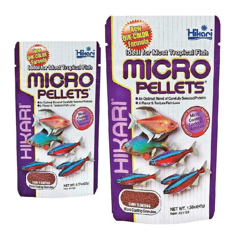 Hikari Micro Pellets 45g Small-Mouthed Tropical Fish