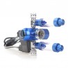 Aquario BLUE TWIN Professional - two aquariums with solenoid valve