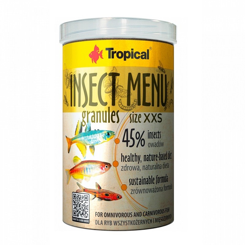Tropical Insect Menu Granules XXS 100ml