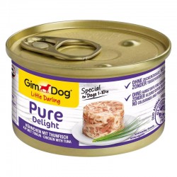 Gimdog Pure Delight 85g Chicken + Tuna in jelly