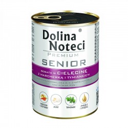 Dolina Noteci Premium Senior rich in veal with carrot and thyme 400g