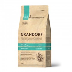 Grandorf 4 Meat Dry cat food - Adult Indoor 400 g 7mm