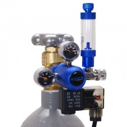 Reducer CO2 Aquario BLUE Professional with solenoid valve  - set