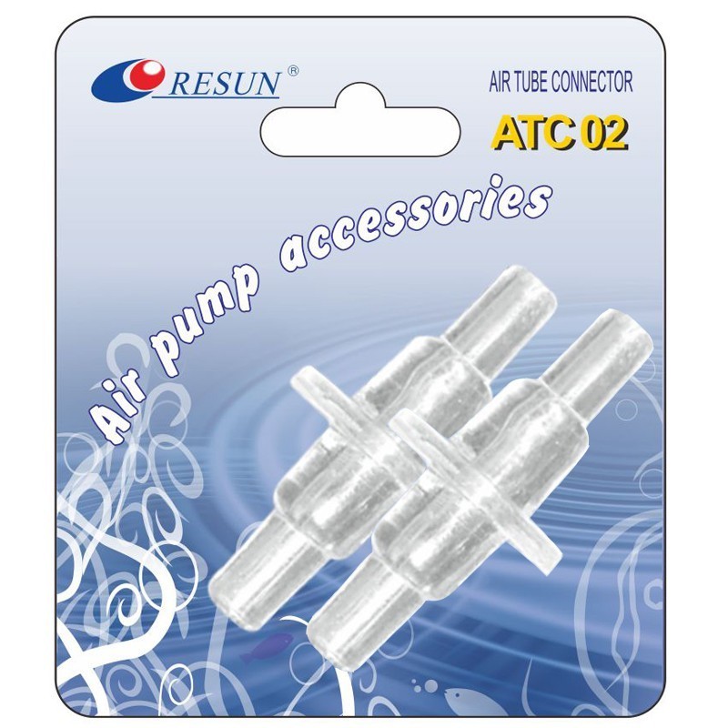 Air tube connector 4/6mm Resun ATC 02 2 pieces