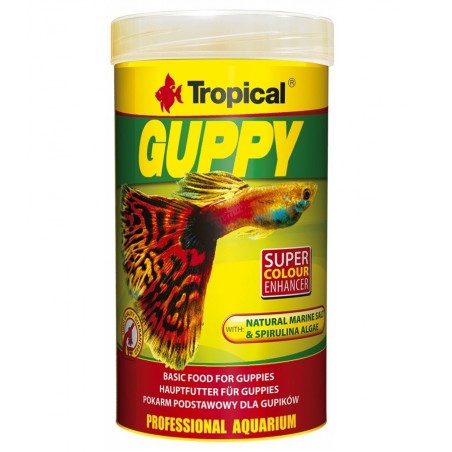 Tropical GUPPY flakes 250ml